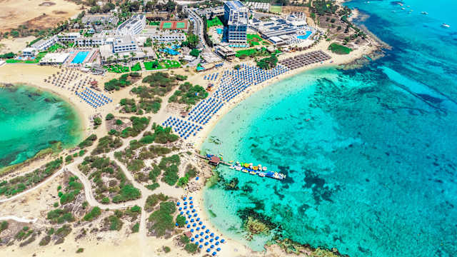 Makronissos Sea Beach, Ayia Napa, Zypern